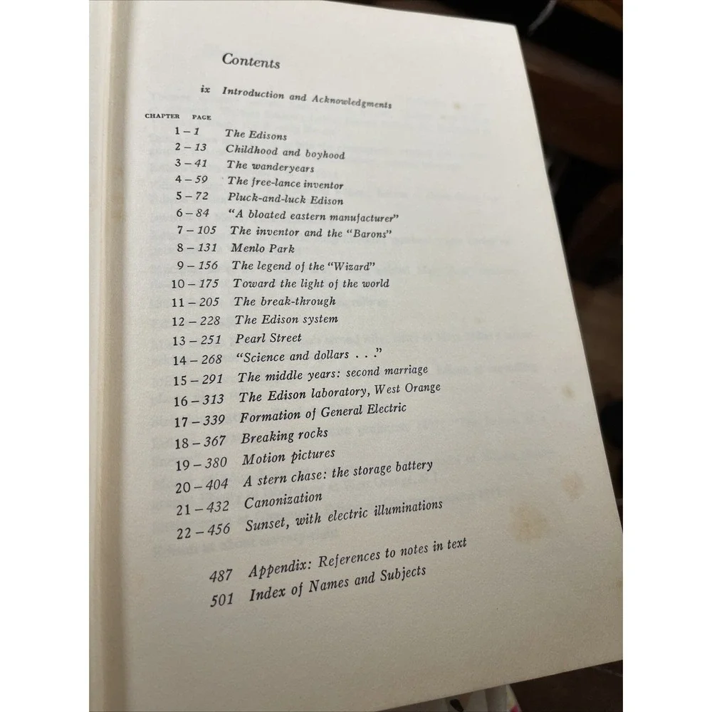 EDISON:‎ A Biography by Matthew Josephson 1959 1st edition Hardcover